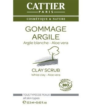 Cattier - Gommage Argile Blanche 12.5 ml