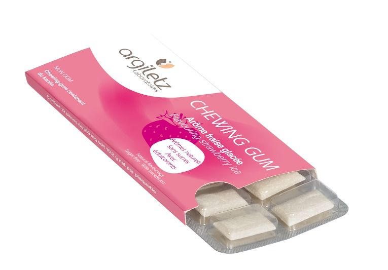 Argiletz - Argil'gum Fraise Présentoir de 40 plaquettes