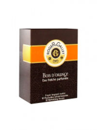 Roger & Gallet - Eau Fraîche Parfumée Bois d'Orange 10 Pochettes Rafraîchissantes