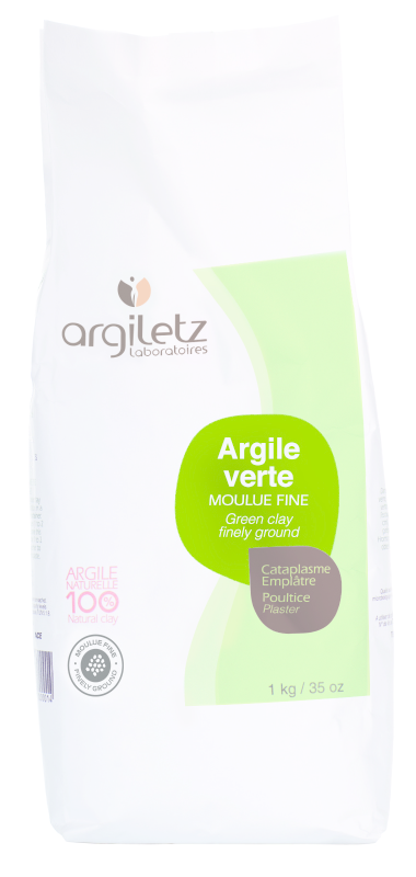 Argiletz - Argile Verte Moulue Fine 1kg