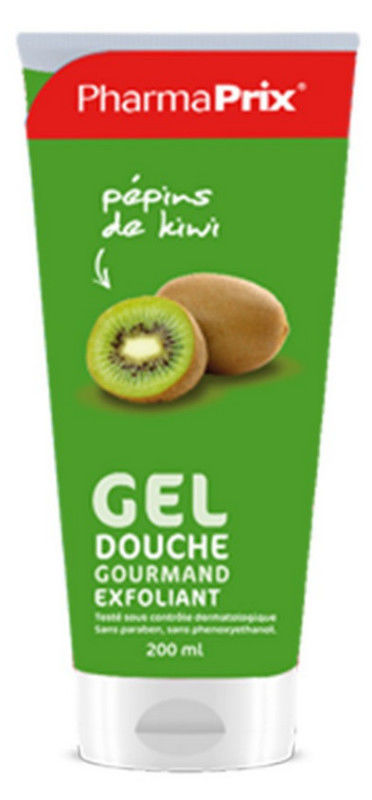 Pharmaprix - Gel Douche Gourmand Exfoliant Pépins de Kiwi 200ml