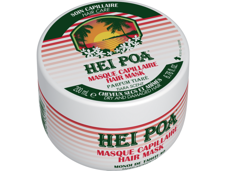 Hei Poa - Masque Capillaire Cheveux Secs et Abîmés 200 ml